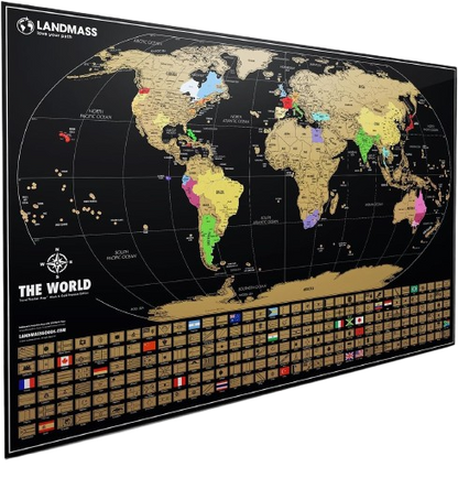 Cuadro Mapa Mundial de Viajes